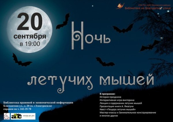 Международная ночь летучих мышей