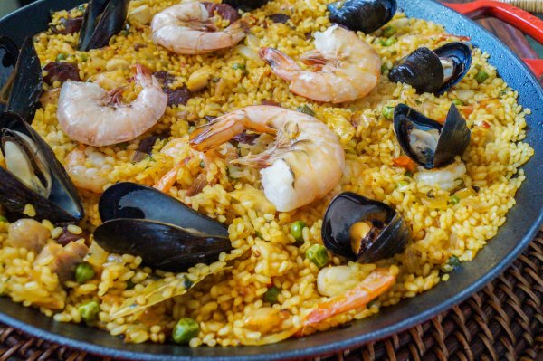 Paella mixta сверху