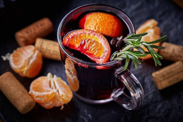 Глинтвейн с мандаринами