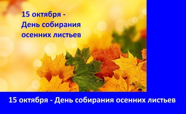День собирания осенних листьев