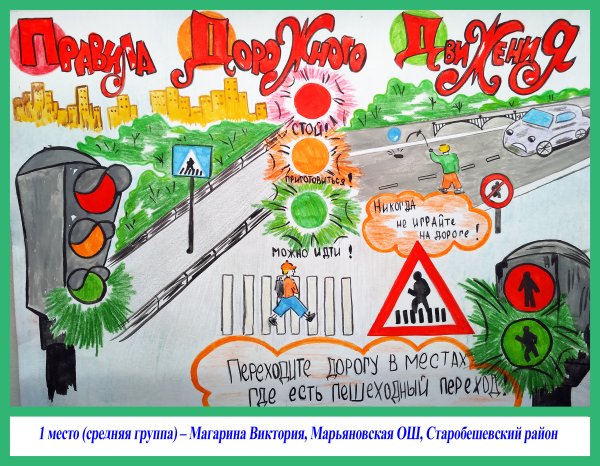 Плакат ПДД