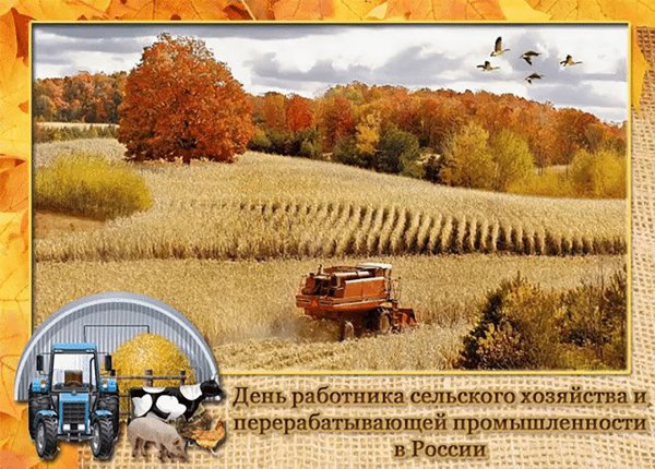 Поздравление с днем сельского хозяйства