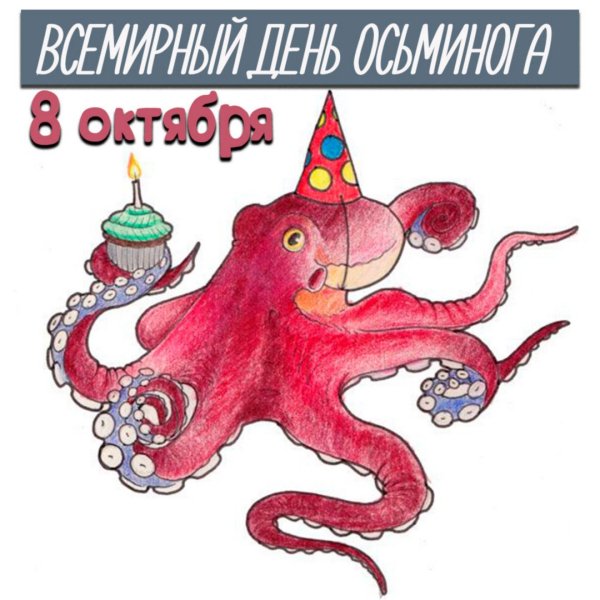 Всемирный день осьминога 8 октября
