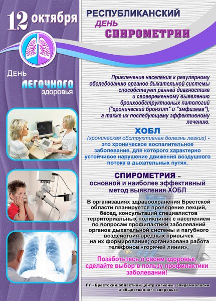 День спирометрии и легочного здоровья