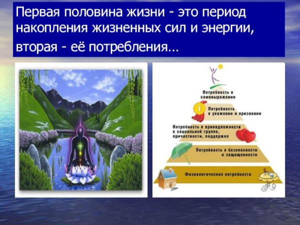 Первая половина жизни это