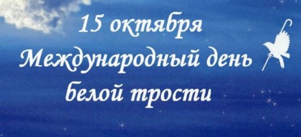 Международный день белой трости картинки