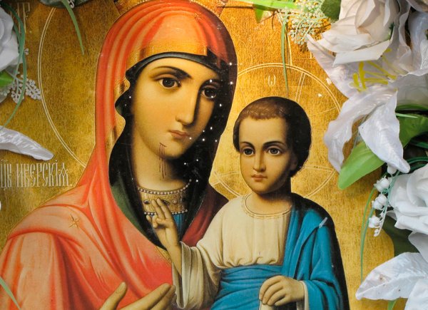 Иверская икона Божией матери икона православная