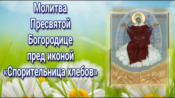 Молебен Божьей матери Спорительница хлебов