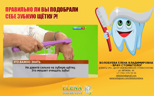 День рождения зубной щетки