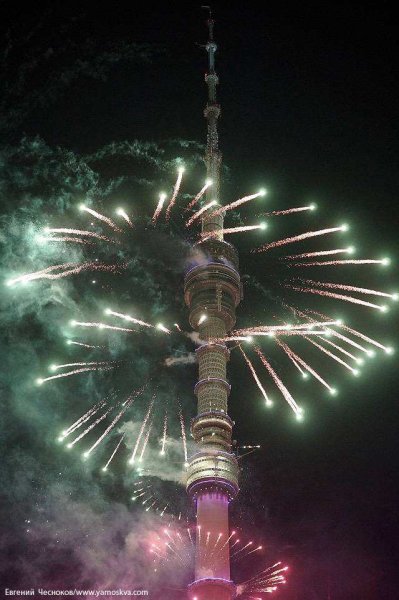 Круг света Останкинская башня