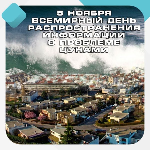 Всемирный день распространения информации о проблеме ЦУНАМИ