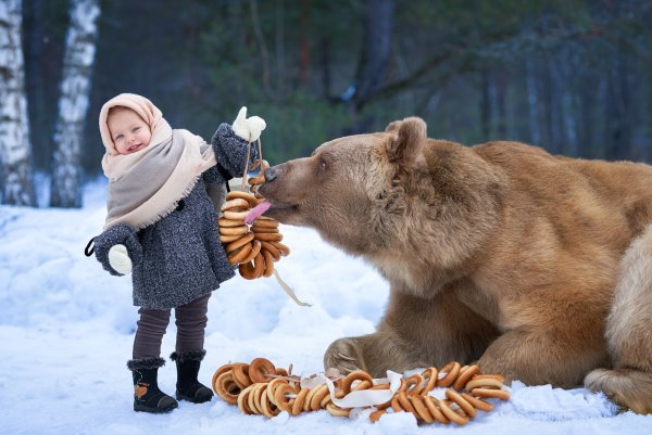 Медведь с балалайкой