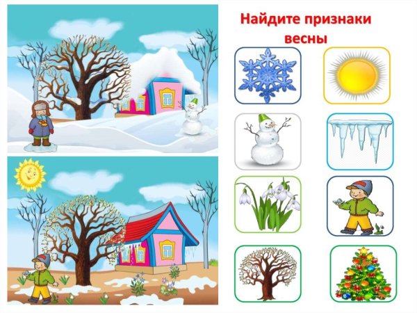 Весна для дошкольников