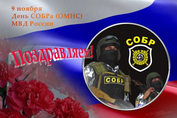 9 Ноября день специального отряда быстрого реагирования СОБР
