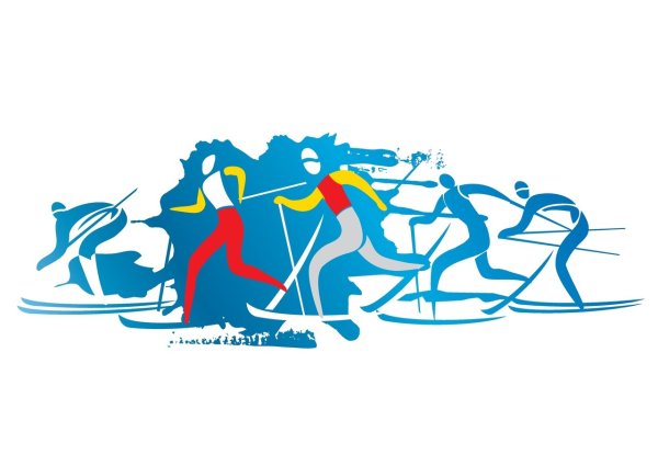 Спортивные состязания для детей Лыжня