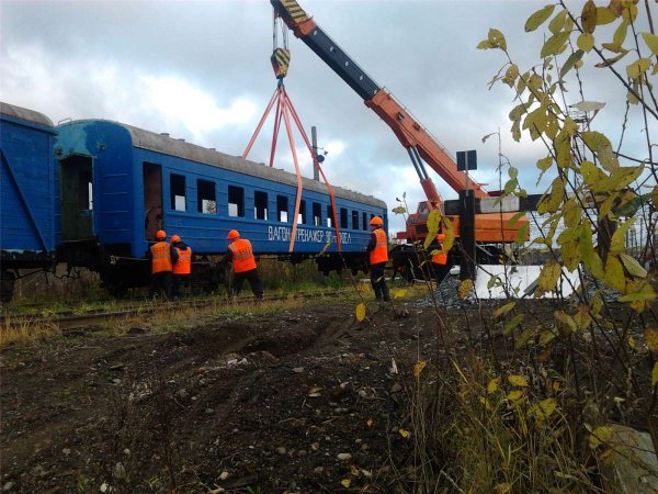 Вагоны РЖД для восстановительных поездов