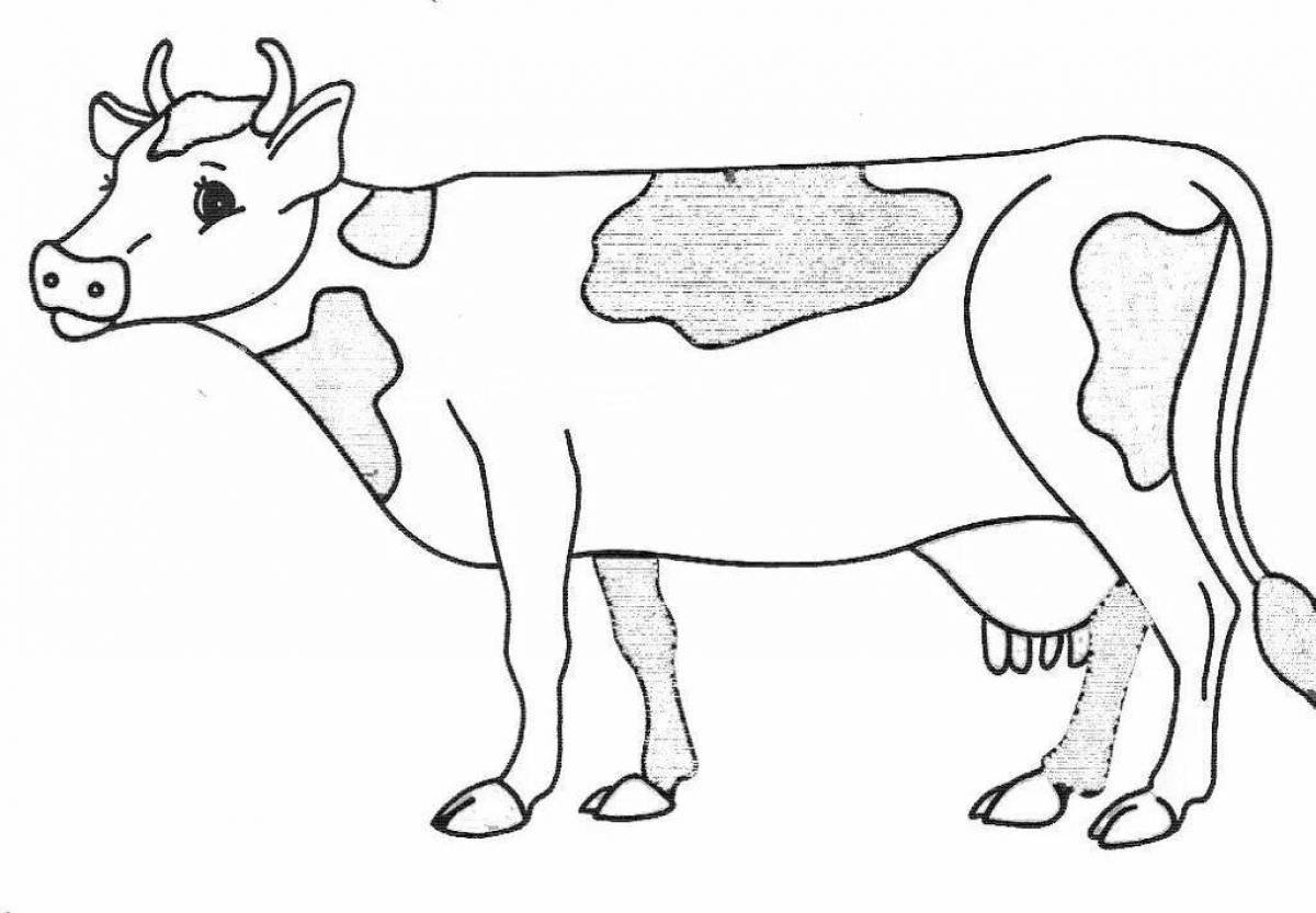 Раскрашивать коров. Раскраска корова. Корова раскраска для детей. Корова рисунок. Кроварассраска для детей.