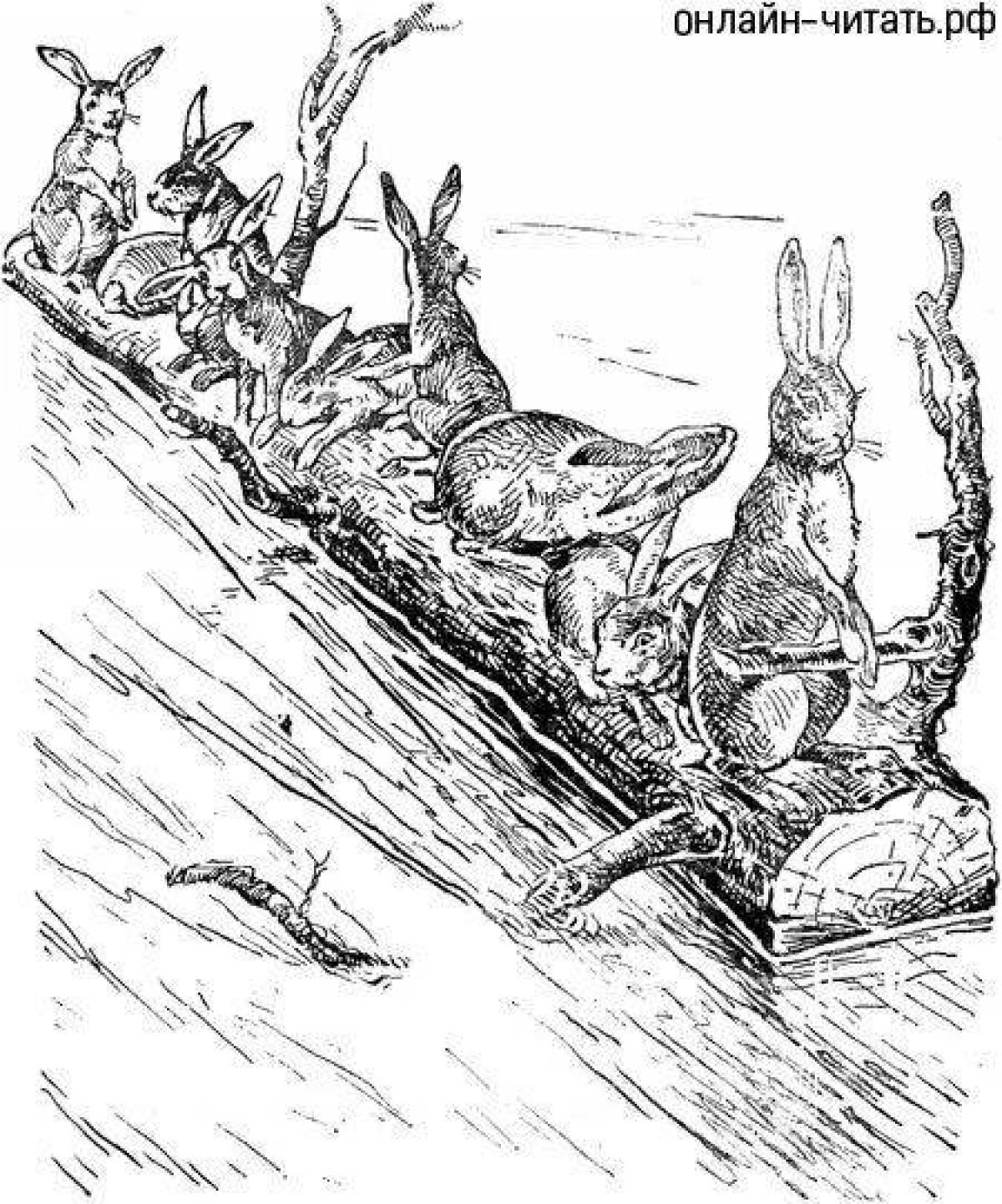Рисунки «Дед Мазай и зайцы» для срисовки (49 фото)