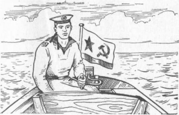 Моряк раскраска для детей
