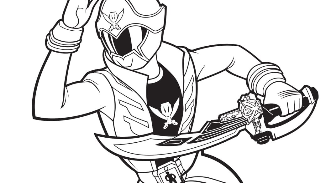 Герой Рейнджеры-Мегафорс Черный рейнджер металлик Power Rangers (10 см)