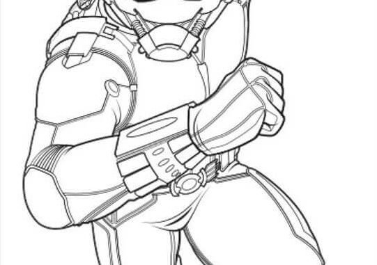 Раскраска лего человек муравей