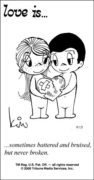 Love is черно белые