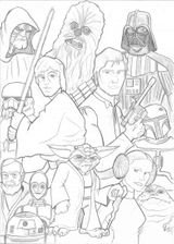 Раскраска Звездные войны имперцы