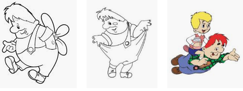 Картинки раскраски карлсон который живет на крыше (53 фото)