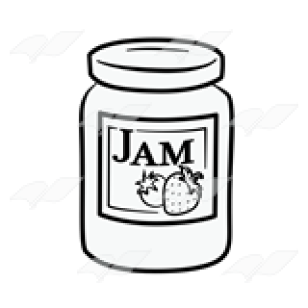 Рисунок для раскрашивания Jam