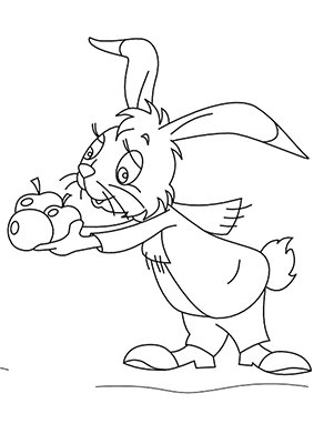 Раскраска мешок яблок Сутеев