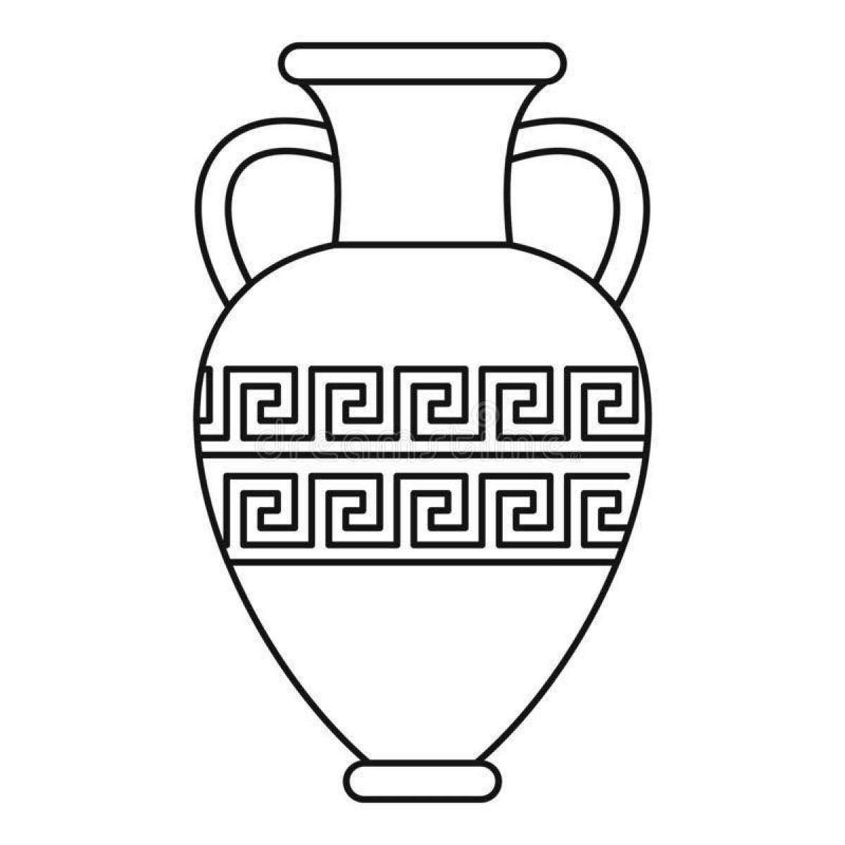 Изо 4 класс ваза. Рисунок Амфоры древней Греции. Греческая Амфора орнамент. Геометрический стиль вазописи древней Греции. Вазопись геометрический стиль Меандр.