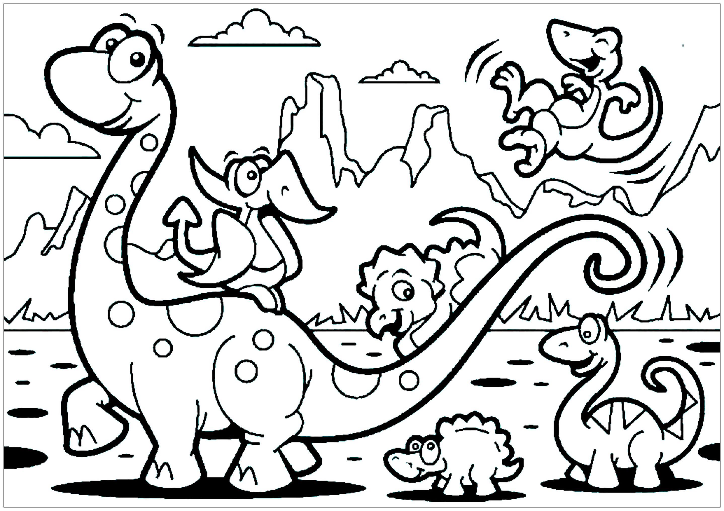 Динозавры для раскрашивания. Динозавры / раскраска. Раскраски для мальчиков динозавры. Раскраска "Динозаврики". Динозавр раскраска для детей.