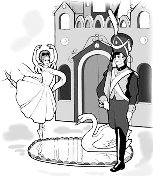 Андерсен стойкий оловянный солдатик раскраска