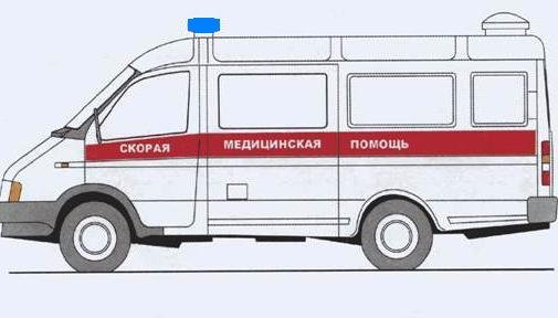 Машина скорой помощи вид сбоку