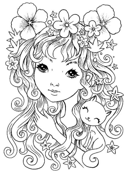 Раскраска для девочек