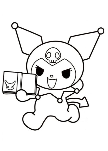 Kuromi раскраска