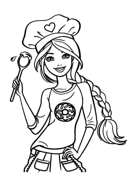 Раскраски Барби фашионистас