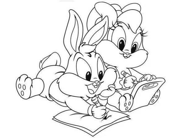 Раскраски черно белые