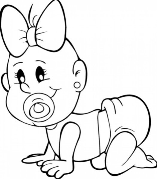 Малы дети раскраска