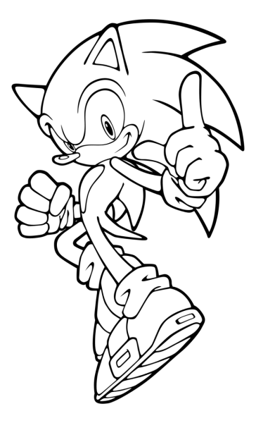 Раскраски Соник Вейв