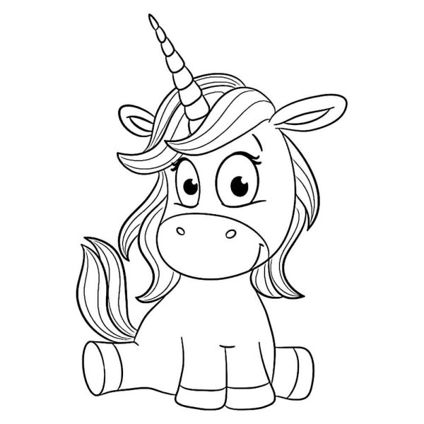 Раскраска Единороги