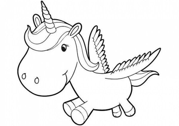Раскраска Единороги