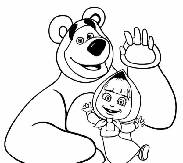 Раскраски мультяшки чип и Дейл