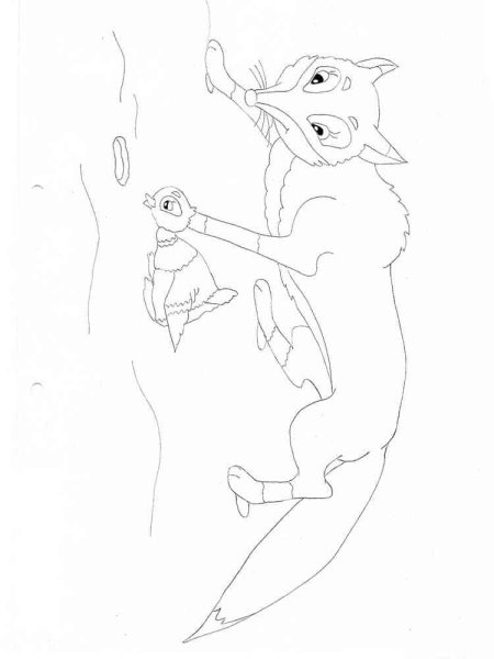 Мамин Сибиряк серая шейка раскраска для детей