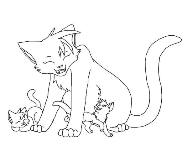 Коты Воители лайны целительница