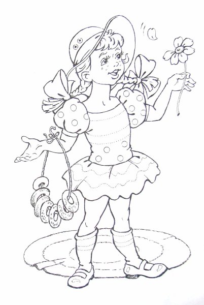 Раскраски к сказке Цветик семицветик для детей