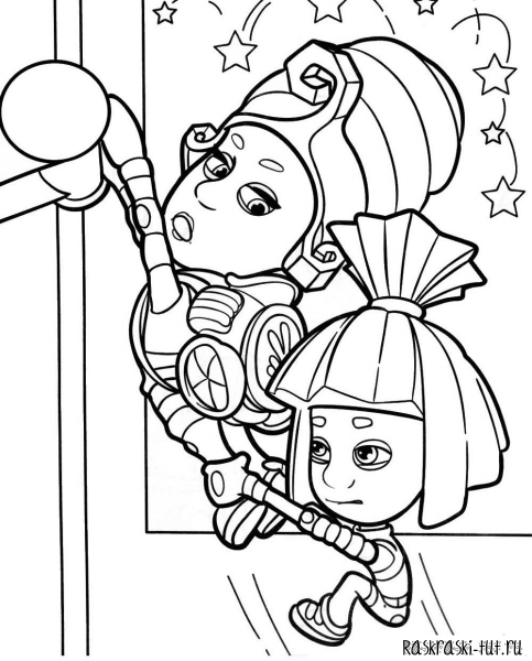 Раскраска Фиксики Мася