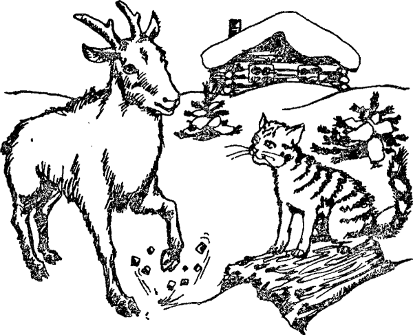 Раскраска к сказке серебряное копытце