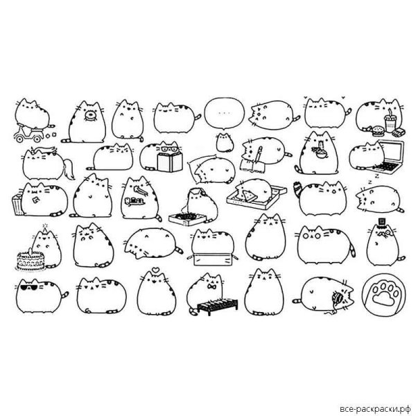 Раскраски Стикеры