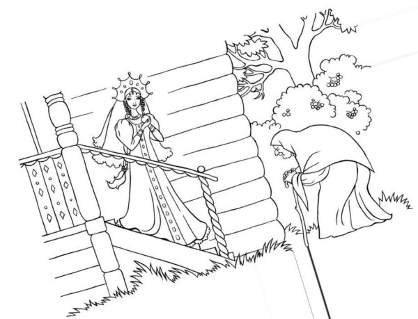 Мертвая Царевна рисунок